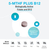 XYMOGEN 5-MTHF Plus B12 Cherry Flavour quick-dissolve tablet