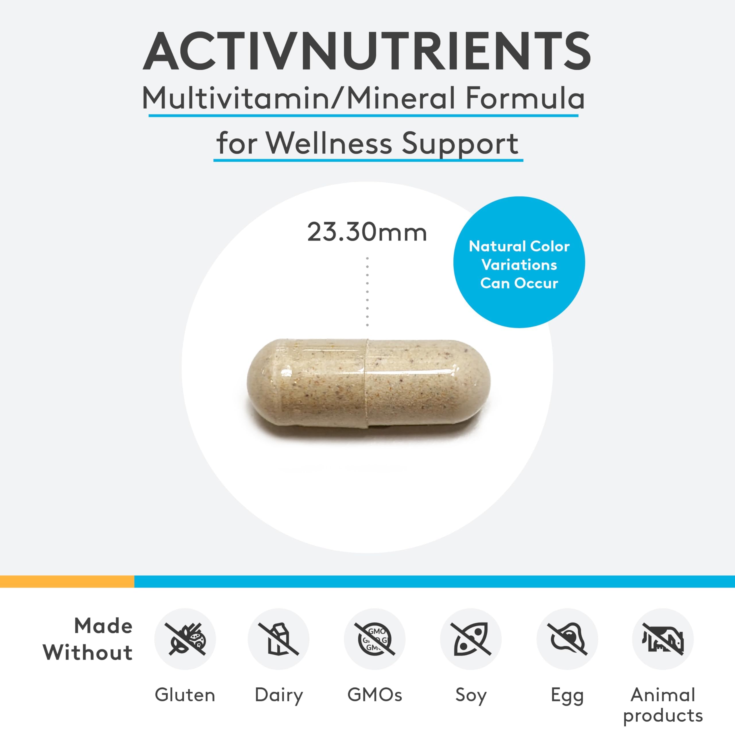 XYMOGEN ActivNutrients blended vitamin supplement ingredients list