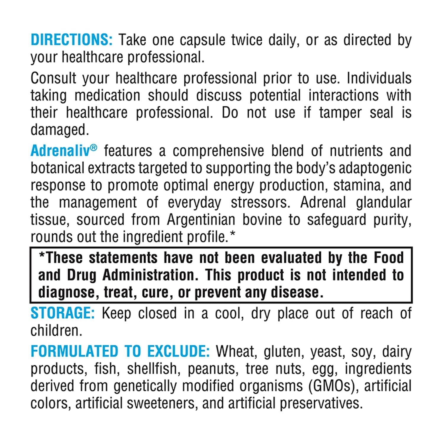 XYMOGEN Adrenaliv Adrenal Support Formula 125mg lifestyle scene
