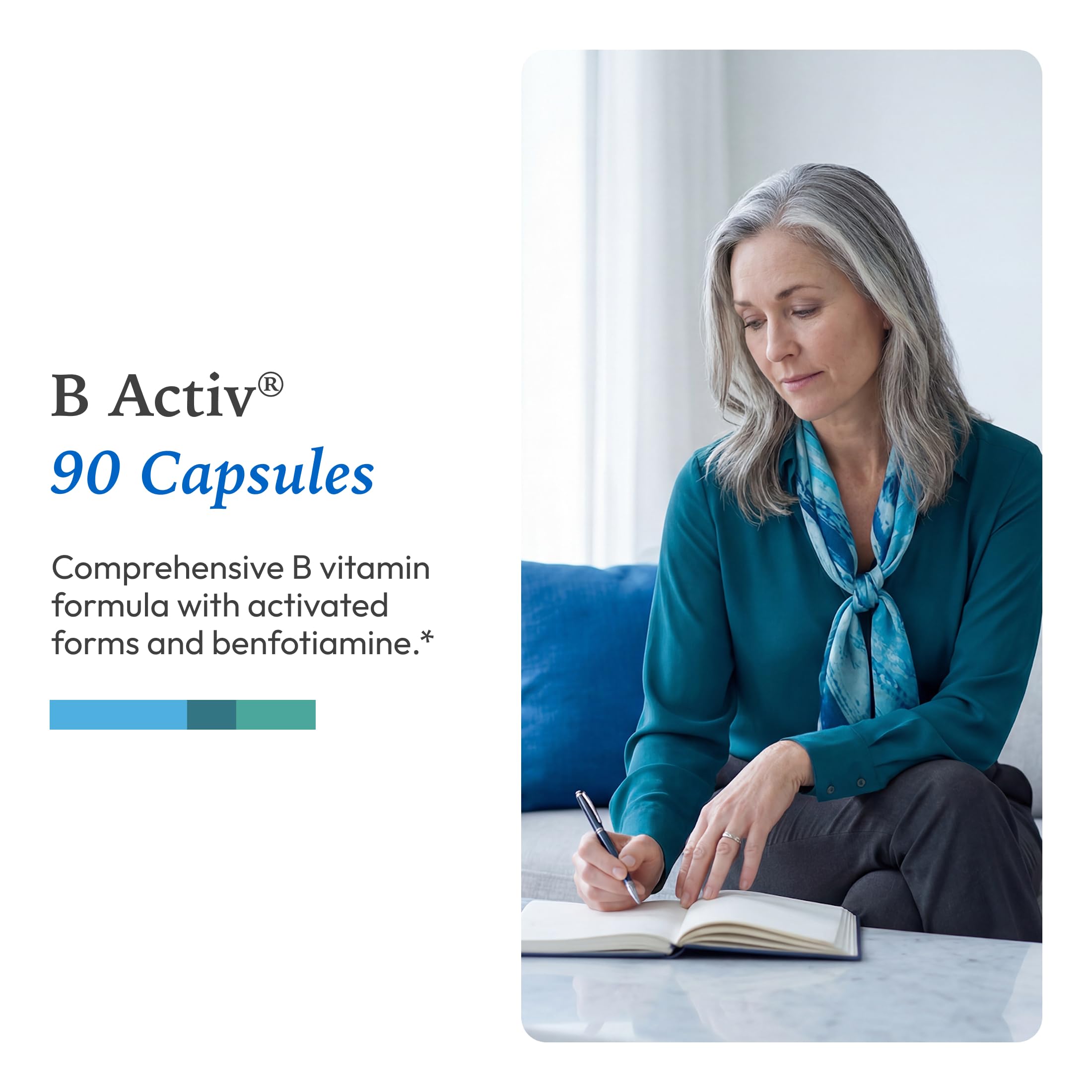 XYMOGEN B Activ B-Complex Supplement ingredients list