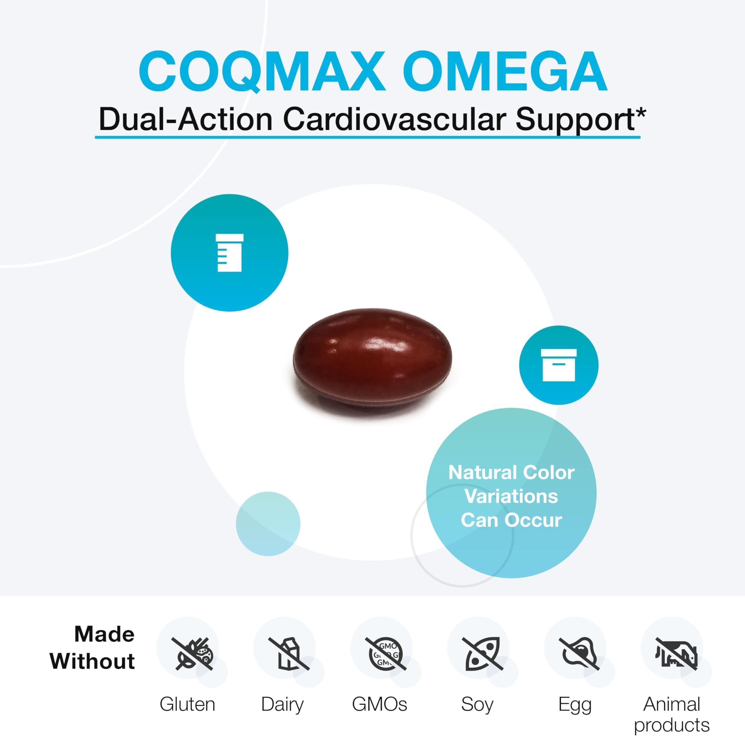 XYMOGEN CoQmax Omega 32g supplement ingredients list