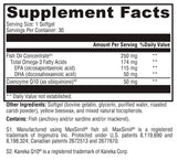 XYMOGEN CoQmax Omega 32g supplement side view