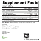 XYMOGEN daily wellness Essentials Daily Vitamin C & Zinc supplement side view