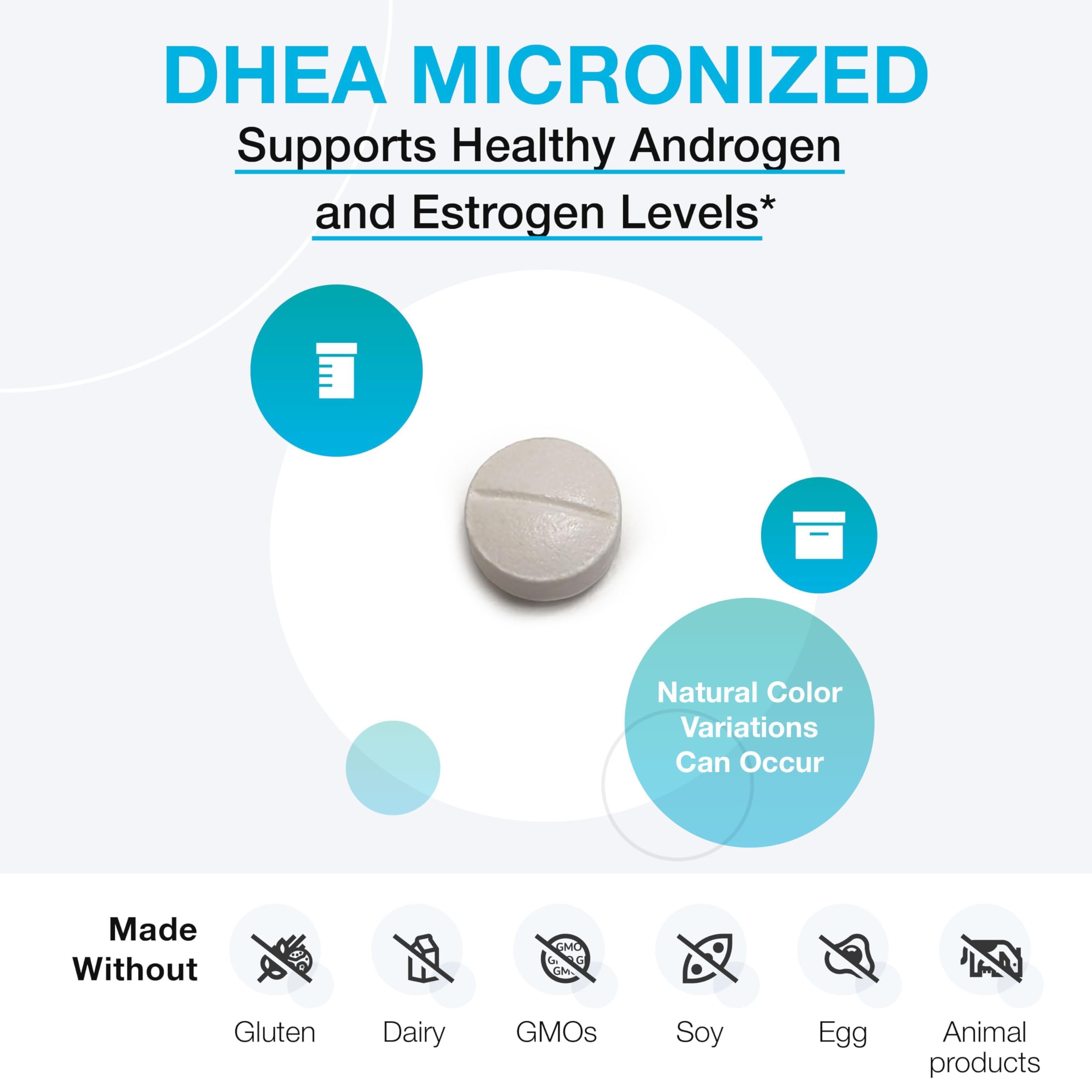 XYMOGEN DHEA Micronized Support 41g tablet side view