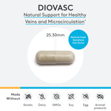 XYMOGEN DioVasc Flavonoid Supplement 68g side view showing capsule
