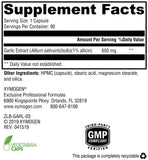XYMOGEN GarliX supplement bottle side view