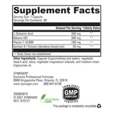 XYMOGEN GastrAcid Multi-Enzymes 109g back view with ingredient list