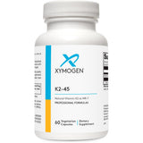 XYMOGEN K2-45 Vitamin K supplement capsule close-up