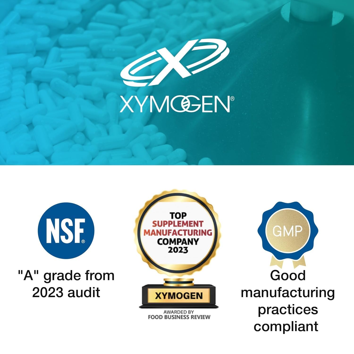 XYMOGEN K2-45 Vitamin K supplement with natto background