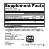 XYMOGEN Melatonin CR bottle side view