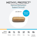 XYMOGEN Methyl Protect B12 supplement capsules in a hand