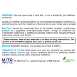 XYMOGEN MitoPrime Blended Vitamin & Mineral Supplement ingredients list