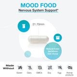 XYMOGEN Mood Food 5-HTP Supplement capsule close-up