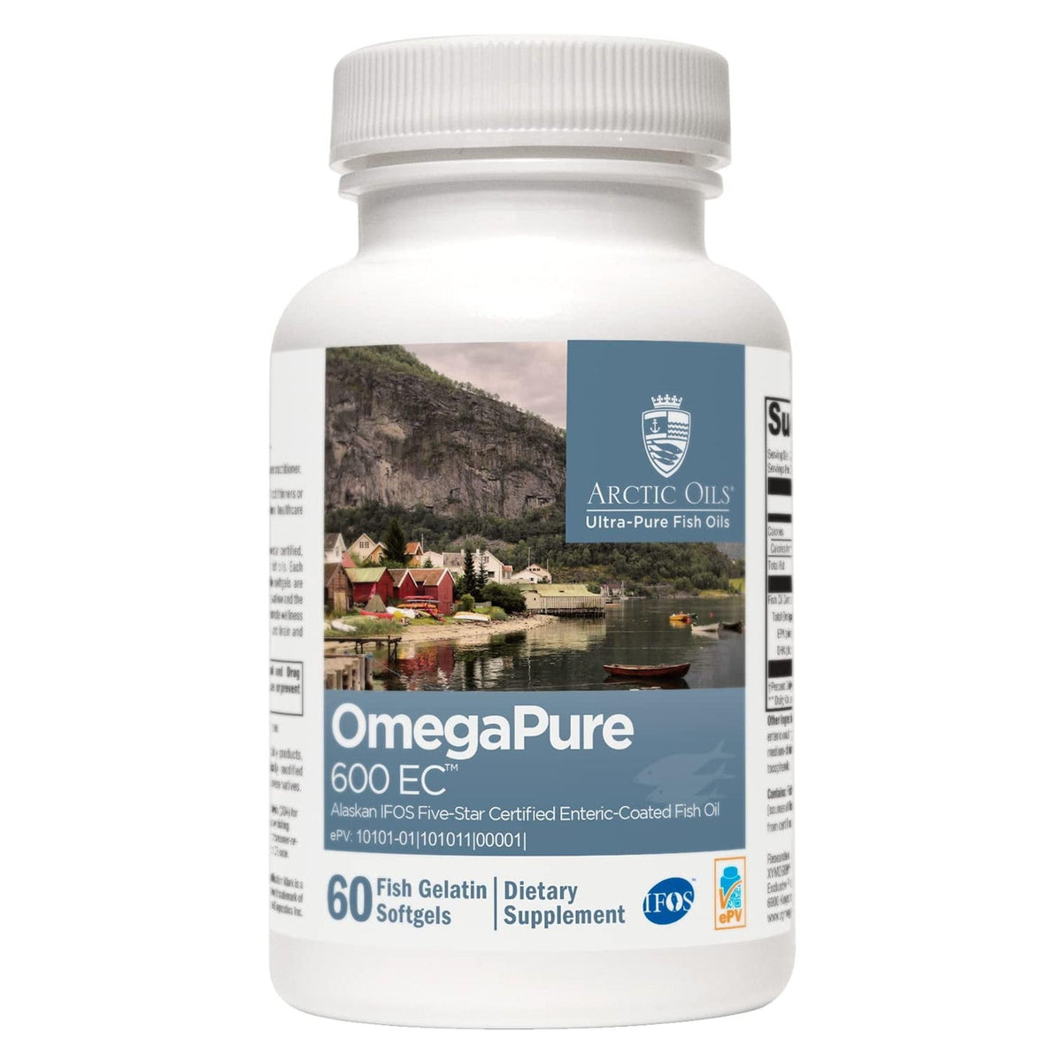 XYMOGEN OmegaPure Omega-3 Fish Oil Softgels front view