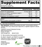 XYMOGEN Ossopan MD Calcium Supplement side view with label