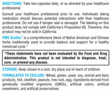 XYMOGEN PMS Soothe Licorice Root Supplement capsule close-up