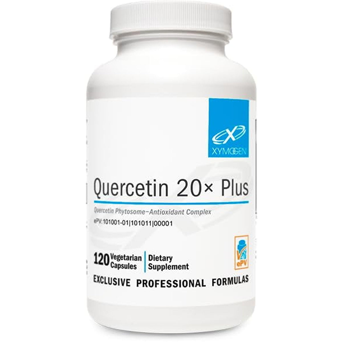 XYMOGEN Quercetin 20× Plus Supplement front view