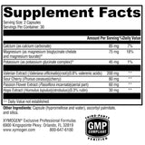 XYMOGEN SynovX Calm 60 Capsules bottle with label