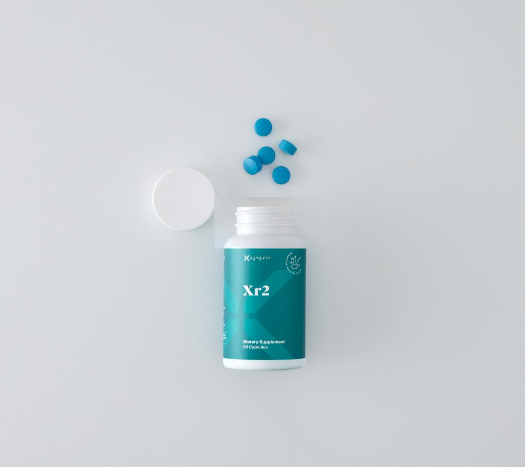 Xyngular Xr2 tablets showing natural peppermint flavour