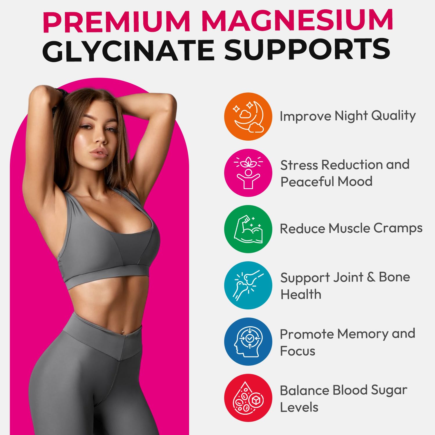Xytora Magnesium Glycinate Gummies 600mg gummies close-up
