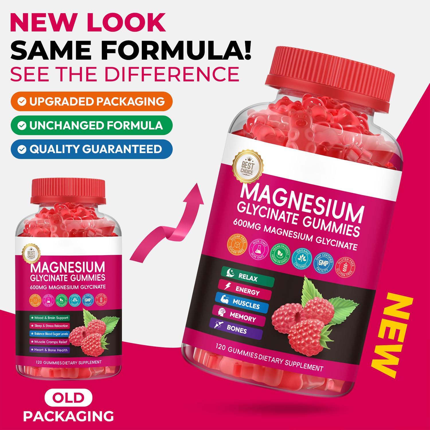 Xytora Magnesium Glycinate Gummies 600mg ingredients list