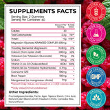 Xytora Magnesium Glycinate Gummies 600mg raspberry flavour