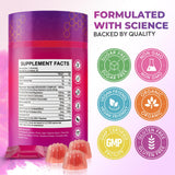 Xytora Magnesium Glycinate Gummies bottle with raspberry flavour