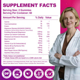 Xytora Magnesium Gummies packaging with nutritional information