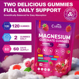 Xytora Magnesium Gummies with a measuring spoon for dosage