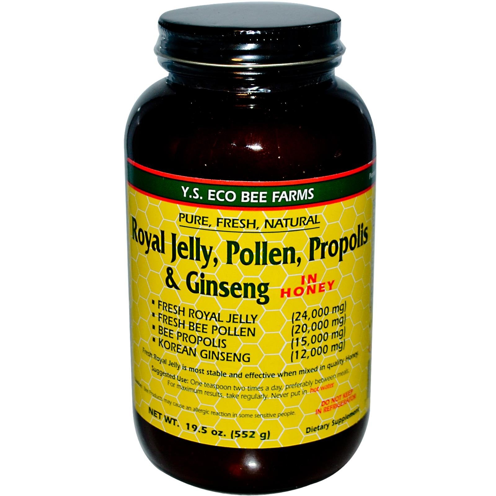 Y.S. Royal Jelly Fresh Royal Jelly 24,000 mg jar front view