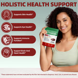YacBass Astaxanthin 5mg Softgels with measuring spoon