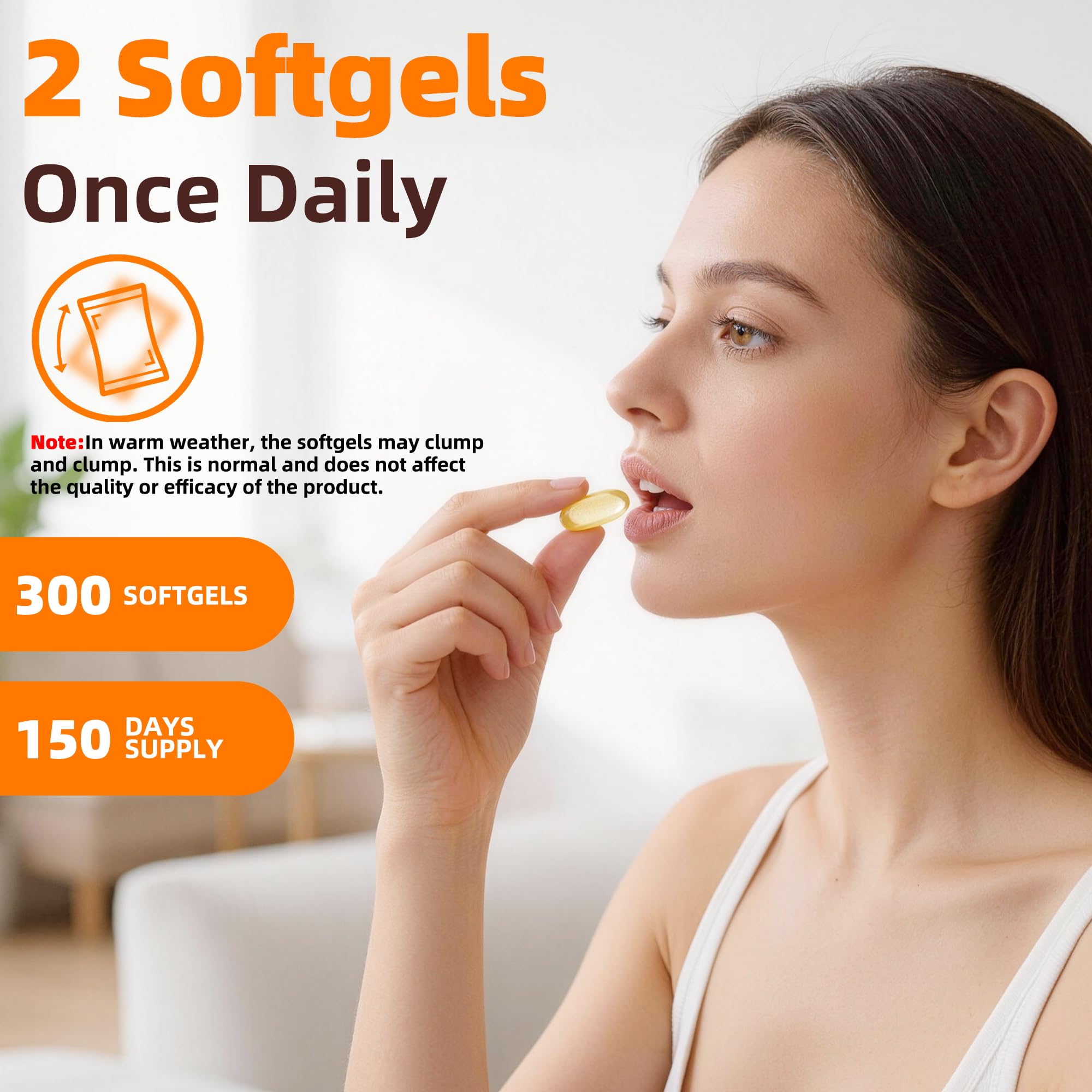 YacBass Garlic Softgels 7500mg with measuring spoon