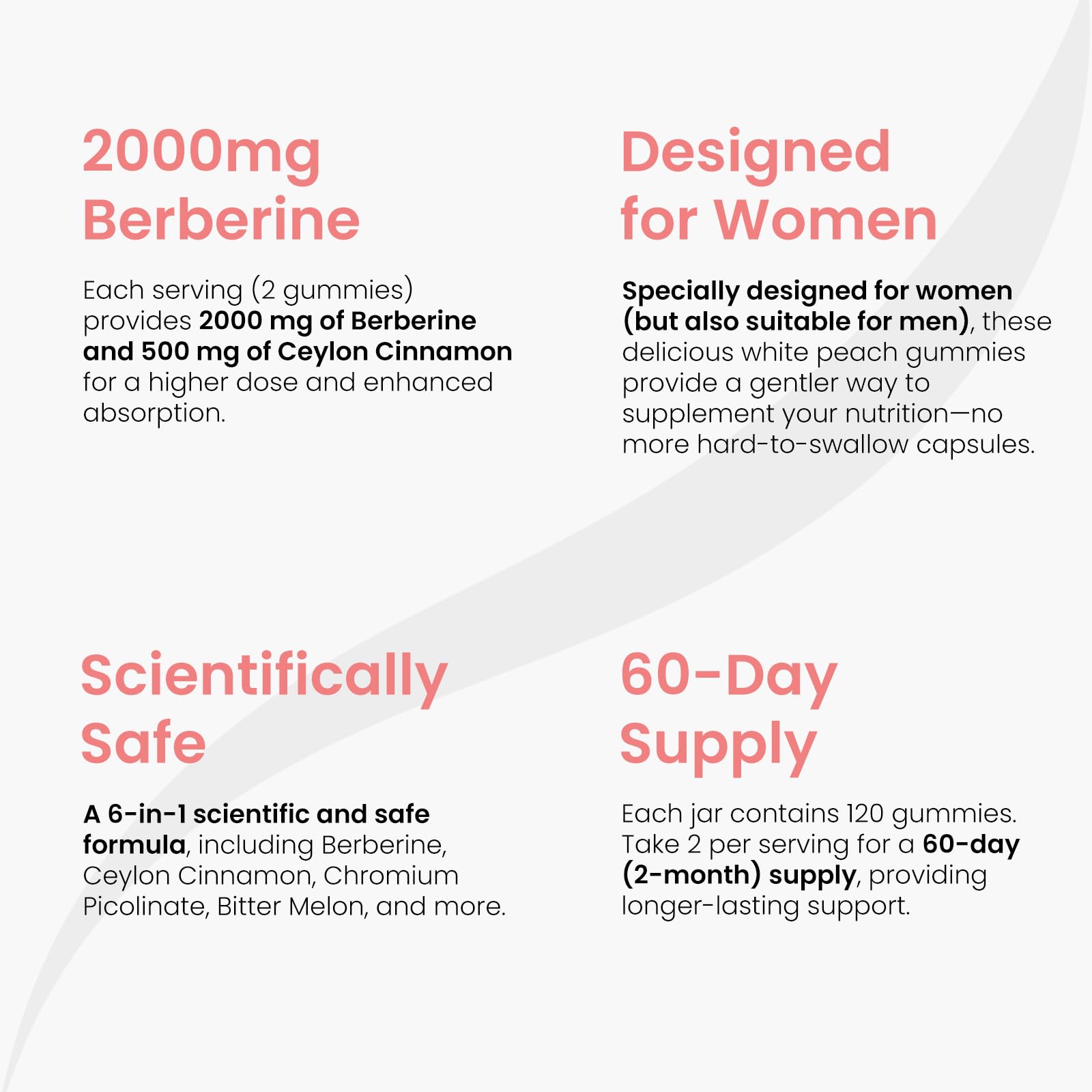 YadaVeela Berberine Gummies ingredients list