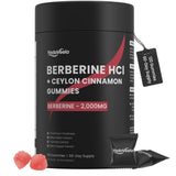 YadaVeela Berberine Gummies with Ceylon Cinnamon front view