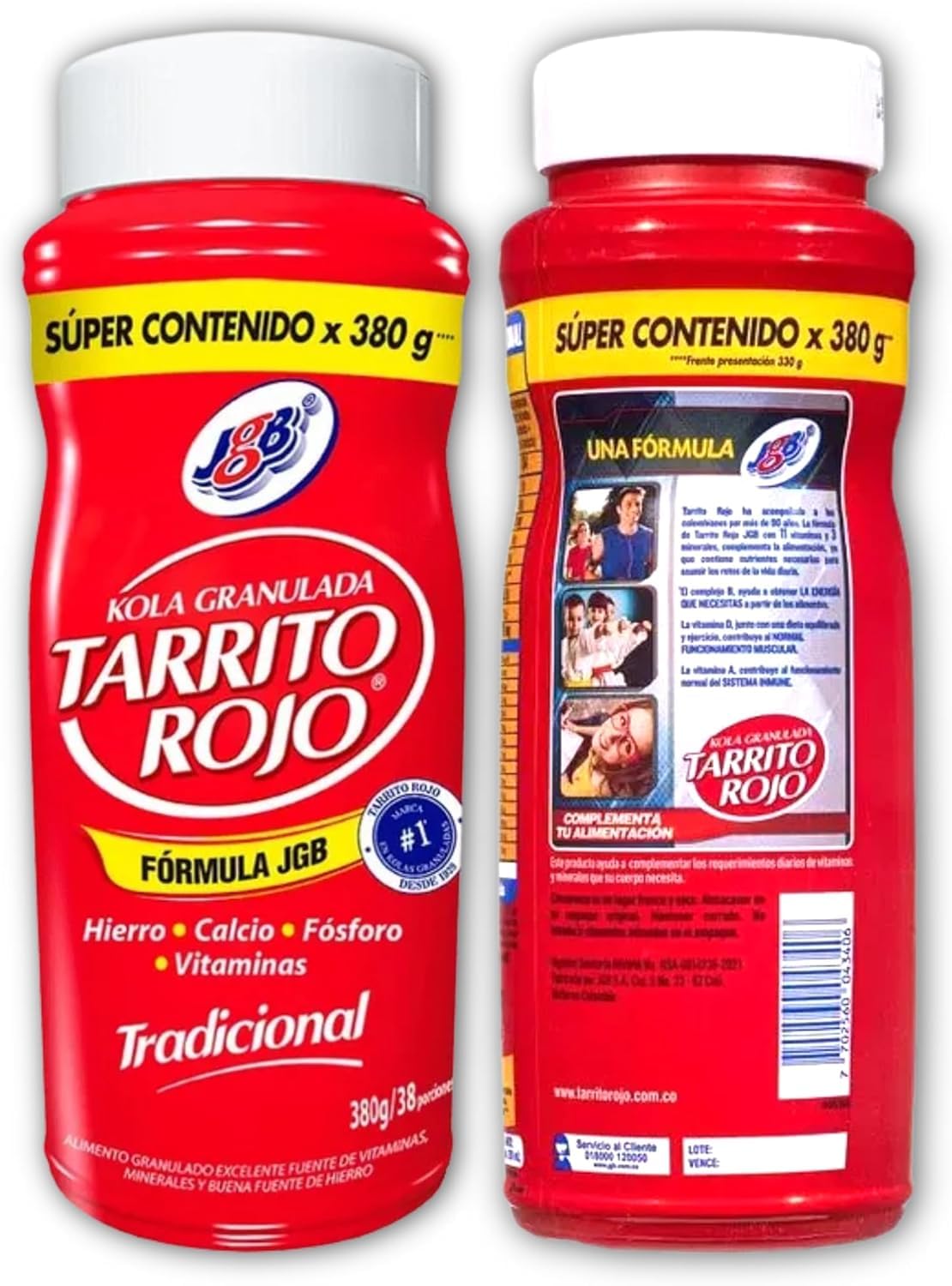 Yahve Tarrito Rojo Multivitamin Powder 780g packaging