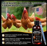 Yakucho E+S Poultry Vitality Formula 109g liquid supplement with feed