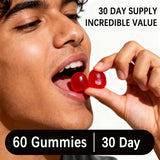 Yalei Lutein Gummies side view showing individual gummies