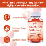 Yalei Magnesium Glycinate Supplement 400mg back view with ingredient list