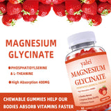 Yalei Magnesium Glycinate Supplement 400mg on a wooden table