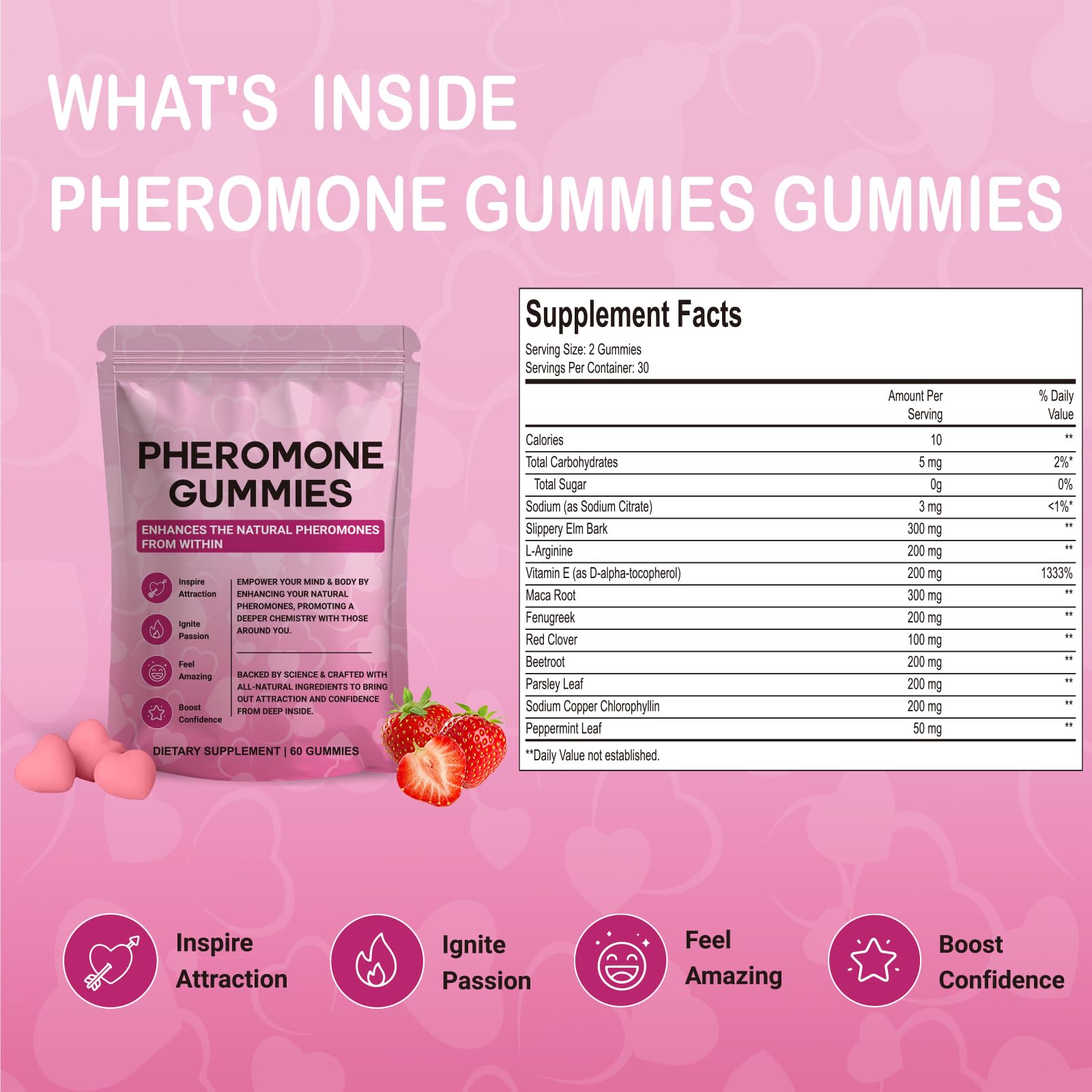 Yalei Pheromone Gummies easy to carry and consume