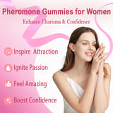 Yalei Pheromone Gummies strawberry flavour close-up