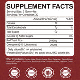 Yalei Red Yeast Rice Gummies strawberry flavour close-up