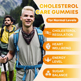 YANLUOBO Cholesterol Gummies on a wooden table