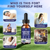 YANLUOBO Cortisol Liquid Drops lifestyle scene with smoothie