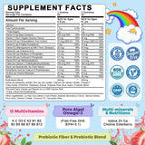 YANLUOBO Kids Methylated Multivitamin Gummies back label