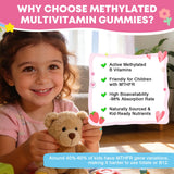 YANLUOBO Kids Methylated Multivitamin Gummies on a table