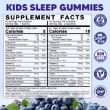 YANLUOBO Kids Sleep Gummies packaging back view