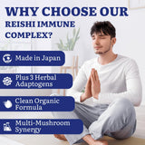 Yasumako Reishi Mushroom Complex 1500mg supplement packaging