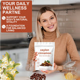 YATIME Ceylon Cinnamon Softgels on a table