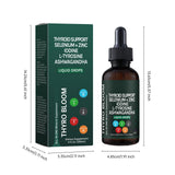 YATIME Thyroid Support Liquid Drops back label with nutritional information